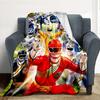 Power Rangers Flannel Blanket Throw Blanket Soft Warm Sofa Bed Camping Home Decor Unique Christmas Gift C9261845