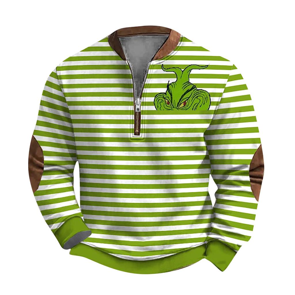 Lässiges Retro-Sweatshirt mit Farbverlauf für Herren