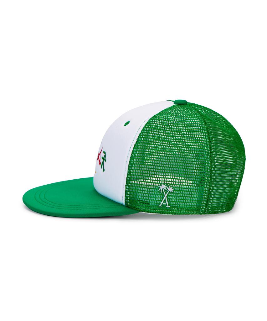 Bajal Palm Tree Logo Ordinary Mesh Cap Green