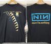 90er Nine Inch Nails Shirts 1994 Nachdruck 2 Seiten Unisex T-Shirt Schwarz S5XL Unisex T-Shirt