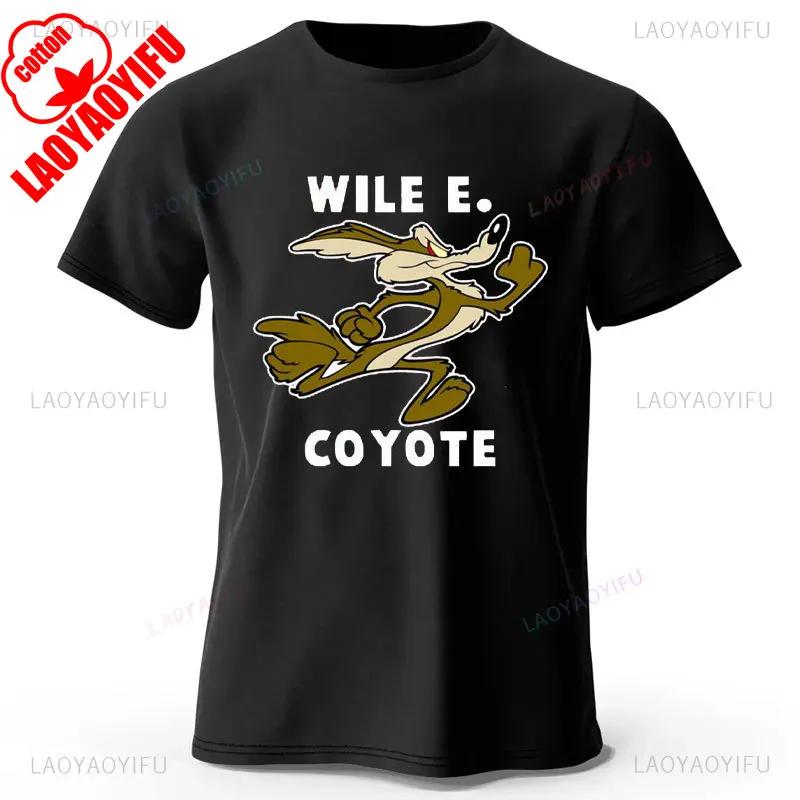 

Мультяшні футболки Wile E Coyote Довіряй мені, я інженер Принт Модний Бавовняний Y2k Класична Смішна Чоловіча Футболка Літня Camisetas 4XL