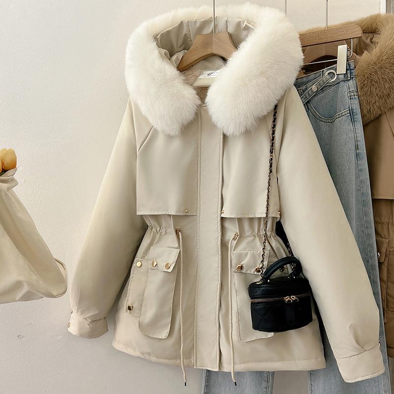 Thickened Pie Overcomes Padded Clothes for Women's Winter New Korean Version of Padded Clothes, Short Hooded Padded Jackets