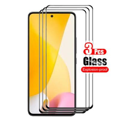 3Pcs Tempered Glass For Xiaomi 11 12 Lite 12T 13T Pro Protective Glass Film Screen For Samsung A04S A05 A14 A54 A53 A52 5G Redmi 12C 13C Protector