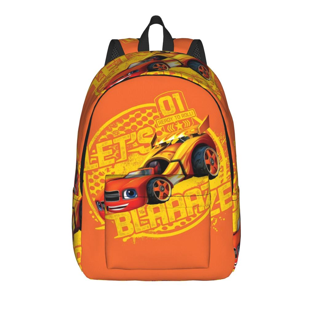 Blaze and the Monster Machines Backpack for Men Women Casual High School Hiking Travel Daypack Laptop Computer Canvas Bags Sport