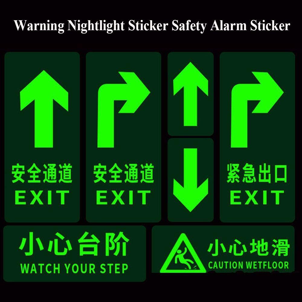 

Наклейка на ночник, предупреждающие знаки, 7 стилей, наклейка на сигнализацию, наклейка на камеру безопасности, уличные вывески