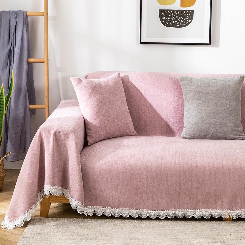 

Чехол для дивана из шенилла, современная простая подушка для дивана, универсальная для всех сезонов, новое утолщенное полотенце для дивана с защитой от царапин от кошек 90*90cm