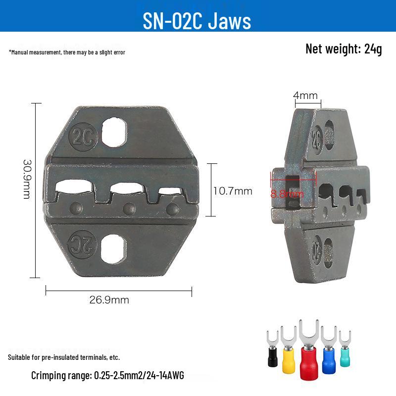 SN Pliers Jaw Wire Crimping Series - Multifunctional Terminal Accessories for Electricians