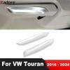 For Volkswagen VW Touran 2016-   2024 Matte Car Seat Adjustment Switch Button Panel Cover Trim Interior Accessories