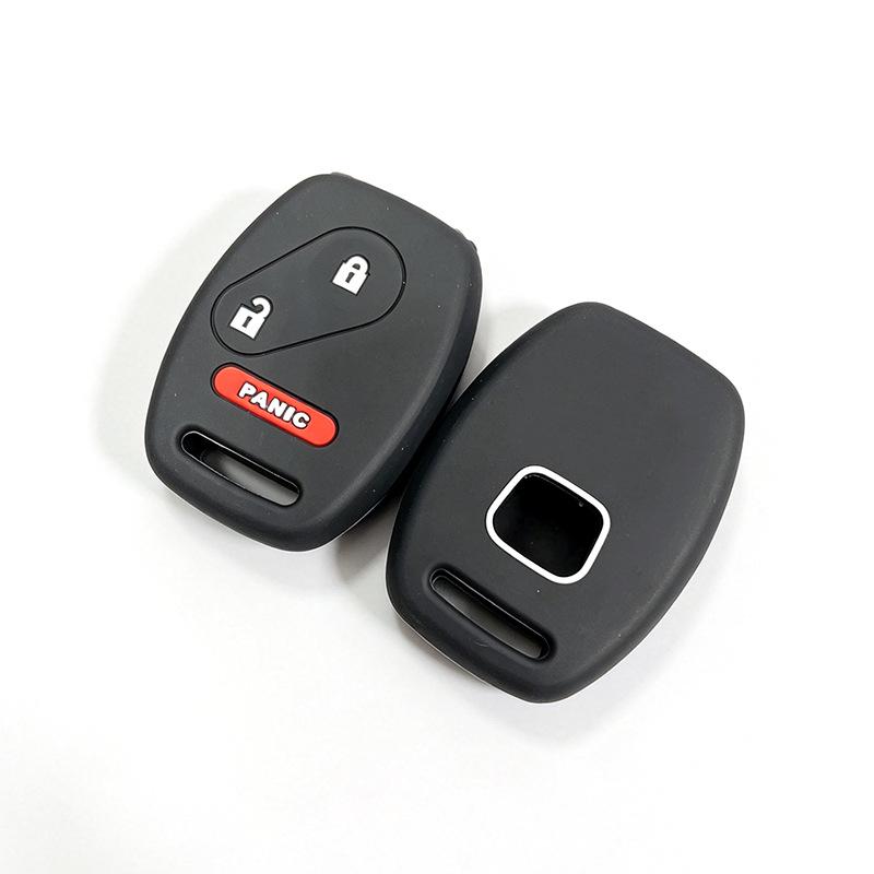 Compatible Honda CR-V Key Fob Soft Rubber Full Coverage 3/4 Button Remote Cover