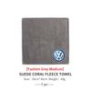 Super Absorbent Car Drying Towel Coral Velvet Cleaning Cloth For Volkswagen VW Scirocco Passat Polo B5 B6 B7 CC Tiguan Sharan