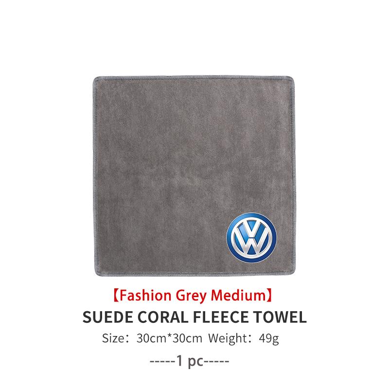 Super Absorbent Car Drying Towel Coral Velvet Cleaning Cloth For Volkswagen VW Scirocco Passat Polo B5 B6 B7 CC Tiguan Sharan