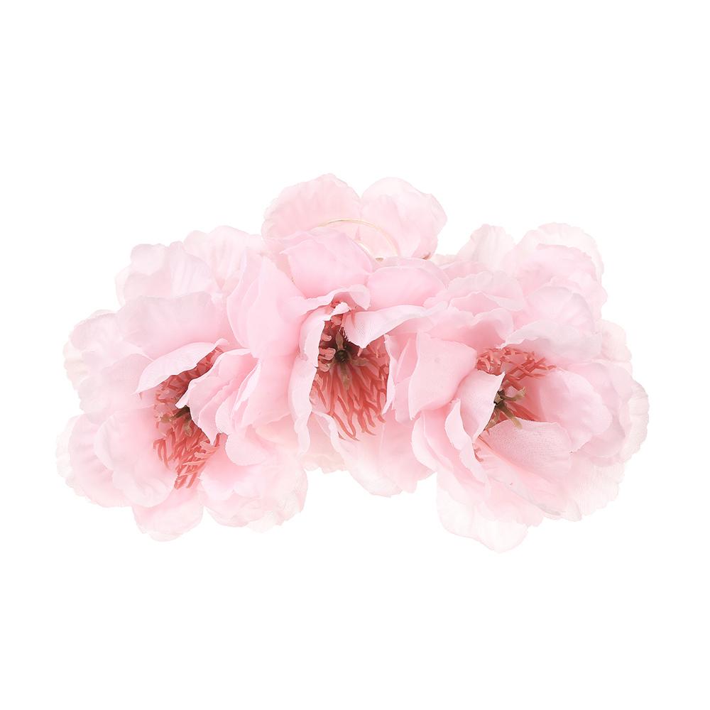 Oversized Simulation Fabric Flower Hair Clips Hairpin Fashion Hair Accessories Large Hair Claw For Women Girl
