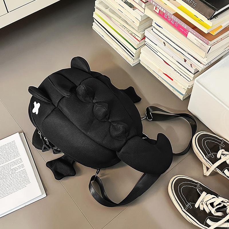 Shark Backpack Boys Niche Design Sense Non-Collision Light Travel Backpack Small Creative Personality Women