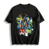 Graffiti Style 2026 Print Trendy Streetwear Casual Short Sleeve Top Pure Cotton T-shirt