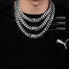 Collana Farfalla con Chiusura a Testa di Drago, Catena Clavicola Cubana Europea/Americana, Gioielli in Acciaio al Titanio per Uomo e Donna