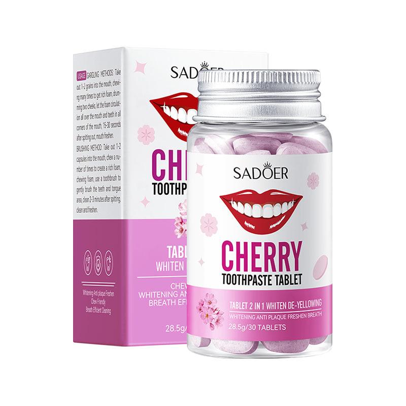 Probiotic Whitening Toothpaste Tablets Natural Teeth Cleaning Stain Removal Oral Care 28.5g/30 Tablets