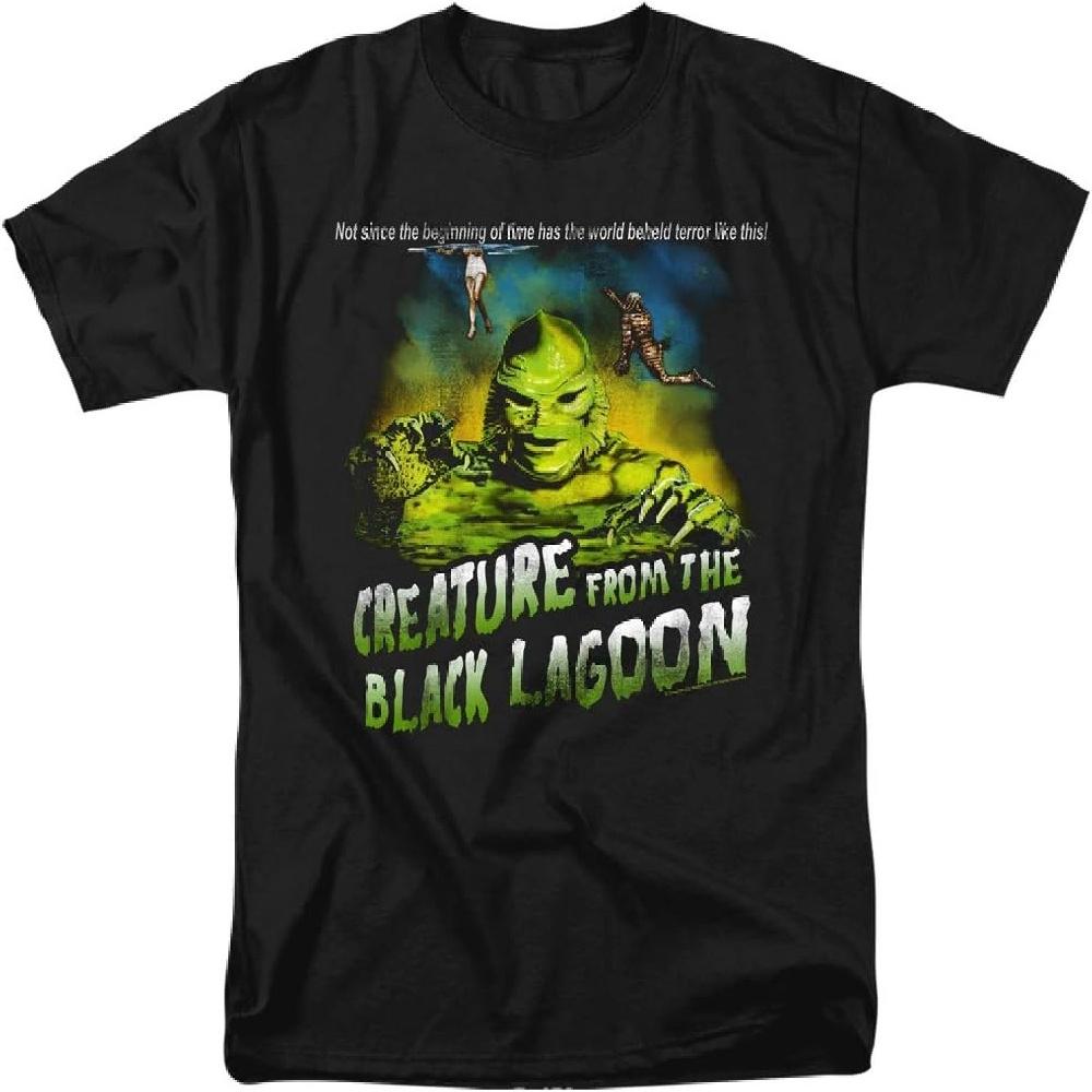 A&E Designs Футболка Существо из Черной лагуны Слоган Черная футболка S