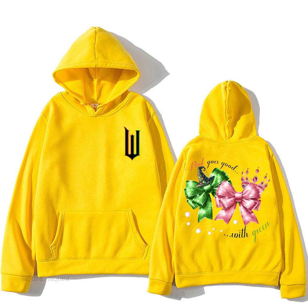 

Мягкая флисовая толстовка с капюшоном Wicked Sutra с графическим принтом и рисунком из мультфильма, повседневная ретро-одежда для женщин/мужчин, пуловеры XXXL жёлтый