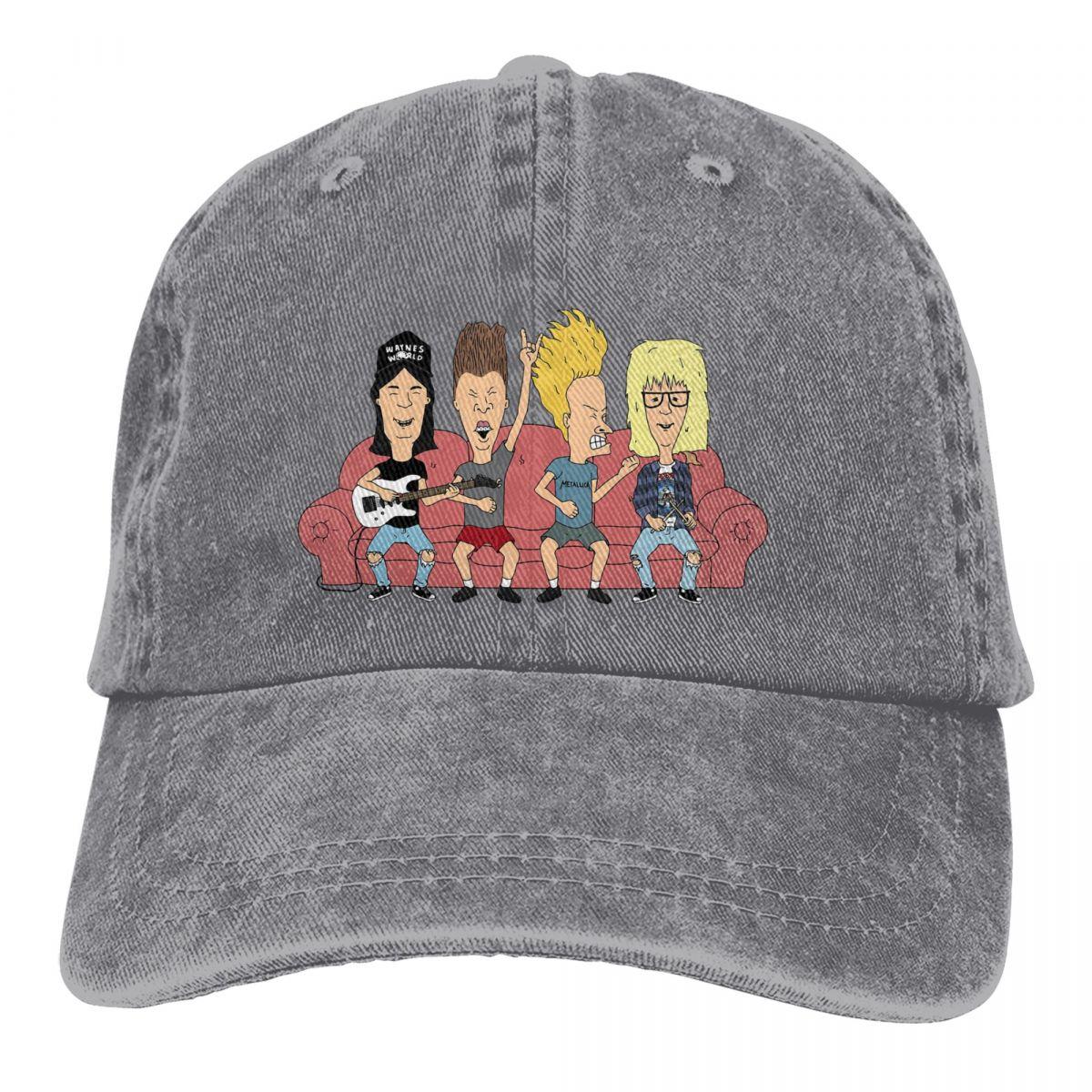 

Pure Color Dad Hats Party On, Butthead Women s Hat Sun Visor Baseball Caps Beavis and Butthead Funny Sarcastic Cartoon Peaked One Size