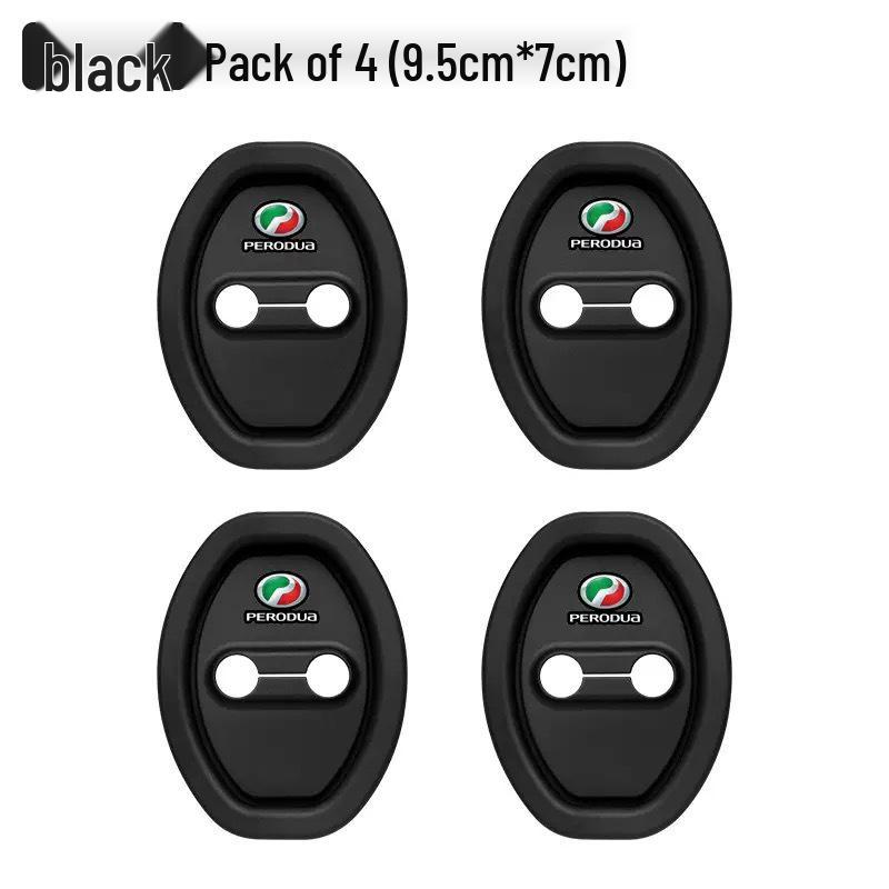 Universal Silicone Car Door Lock Protection Pad - Sound Reduction & Shock Absorption for Select Models