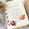 18pcs Creative Self-made Fruit Flower Tea Kettle Scrapbooking Stickers/decorative /DIY Craft Photo Albums Planner Stickers