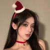 Bow Merry Christmas Headbands Snowflake Christmas Tree Headbands Crystal Santa Hat Hair Hoop  Party