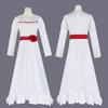 Annabelle Schafft Halloween Horrorpuppe Weißes Kleid Cosplay Kostüm