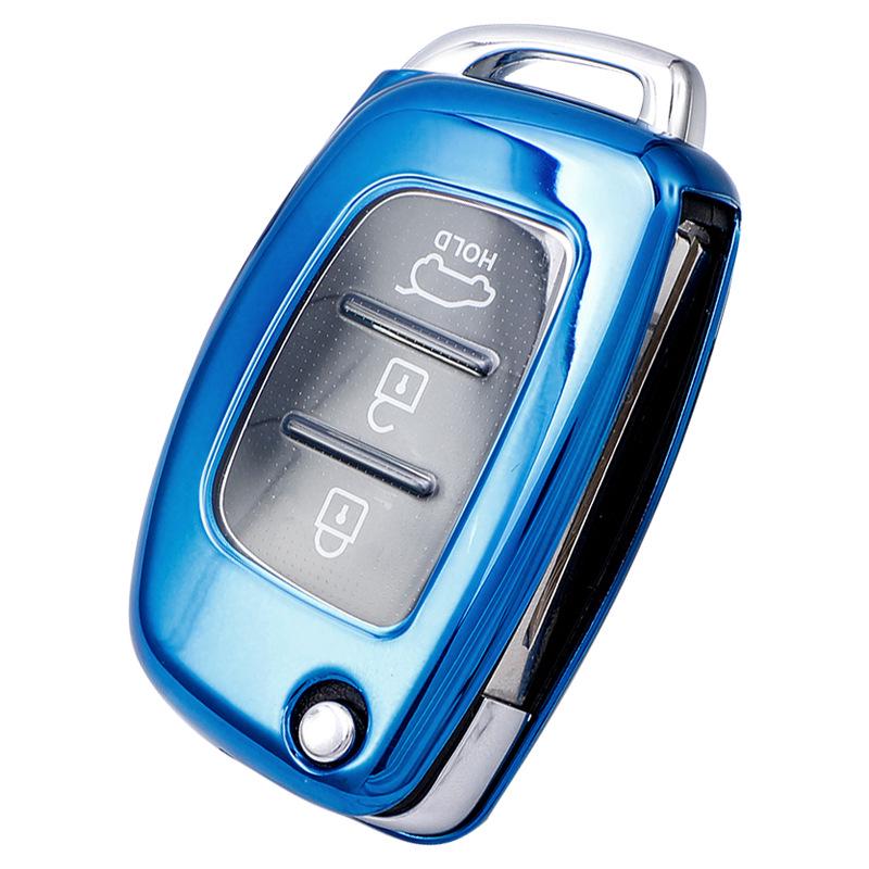 Hyundai Nyckelfodral för IX25, IX35, Elantra, Reina, Verna, Mistra - Unisex Bilskyddsfodral med Spänne