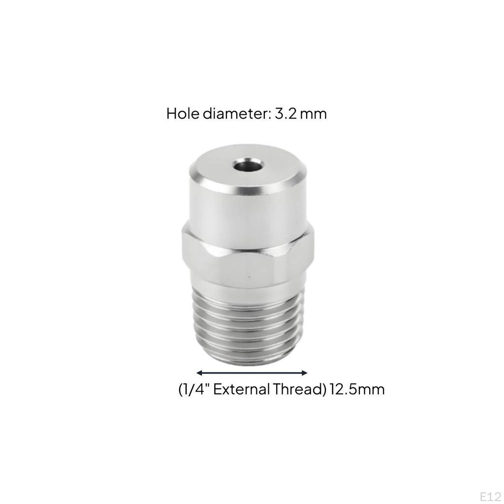 Solid Cone Spray Nozzle Fine Atomization Stainless Steel Aerosolizing Spraying Equipment for