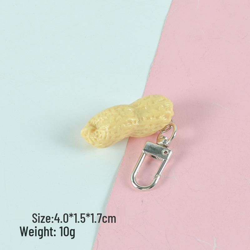 Vegetable Keychain Set: Chili, Broccoli, Garlic Food Pendants - Unique Bag Accessories