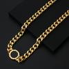 Trendy Roman Numerals Black Round Necklace Women Men Gold Silver Color Thick Chain Statement Necklaces Collares Jewelry