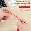 Portable Telescopic Spring Data Cable With Storage Box 3-in-1 Charging And Data Transfer Usb