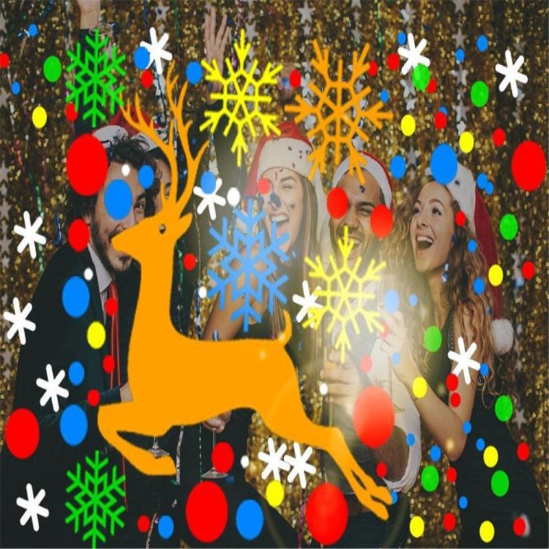 Weihnachts-Laserprojektor mit hoher Helligkeit und 16 Mustern Außenlicht Heimparty-Dekoration