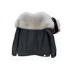 Winter New Imitation Fur Imitation Fox Fur Collar Fur Integrated Pu Leather Women's Clothing Large Size Leather Jacket