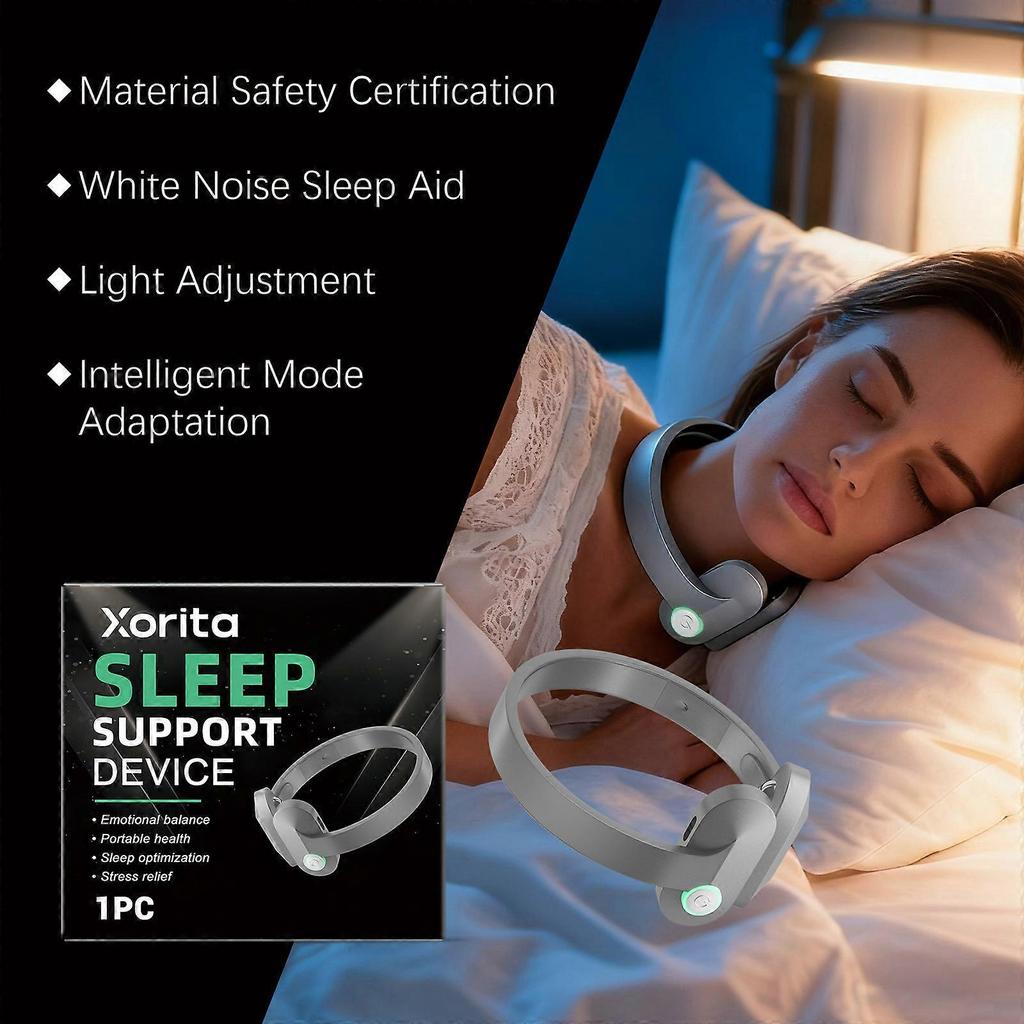 Stimolatore del Nervo Vago per un Sonno Migliore e Sollievo dallo Stress | Dispositivo per il Sonno per Adulti | Dispositivo Indossabile di Supporto per il Sonno per il Benessere a Lungo Termine