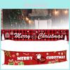 Festive Christmas Letter Banner Decorative Fabrics For Holiday Party Atmosphere