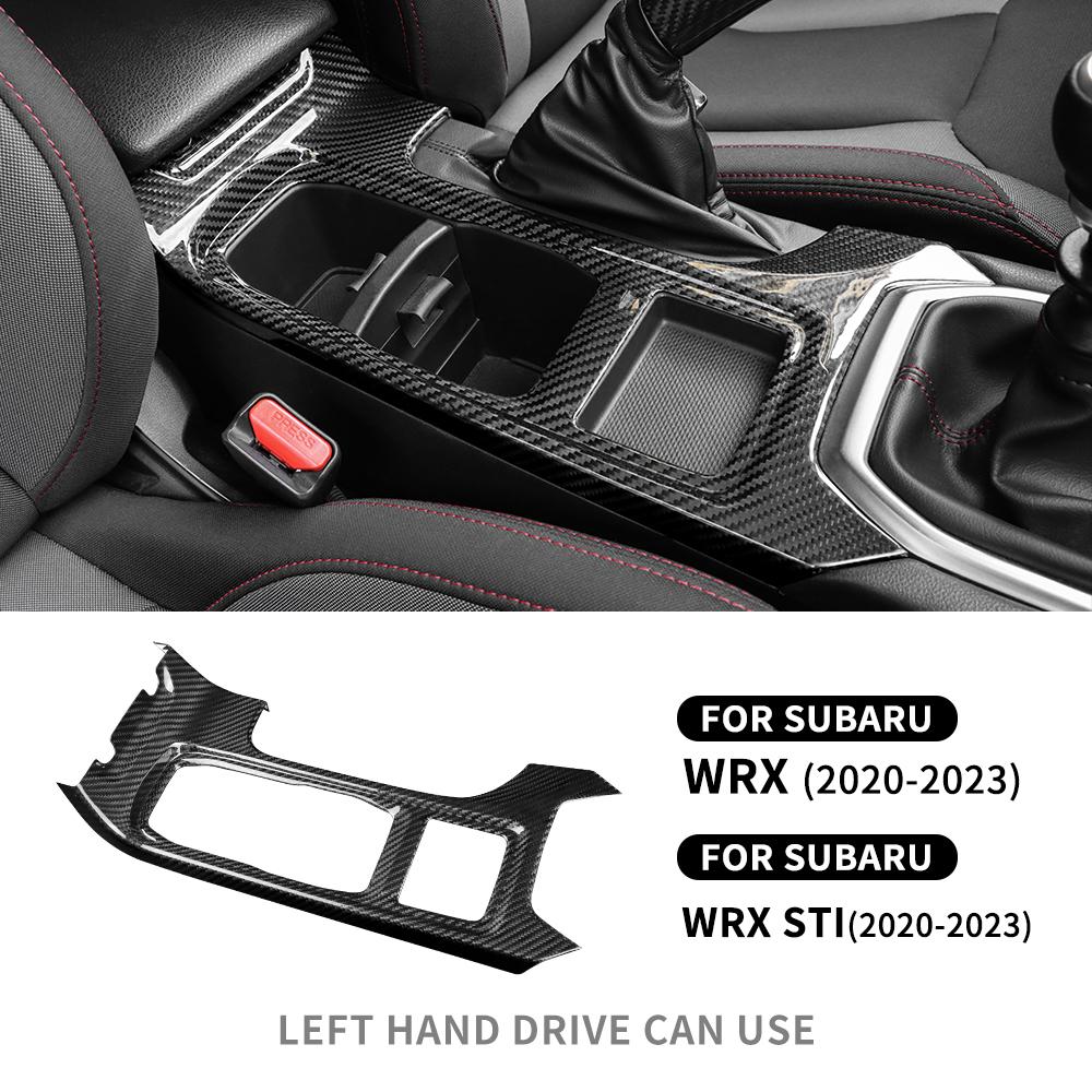 

Real Hard Carbon Fiber Sticker For Subaru WRX 2025 2025 2025 Water Cup Holder Frame Decoration Cover Trim Accessories