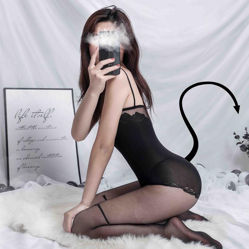 Sexy lingerie women, sexy suspenders, milk stockings, onesies, pajamas
