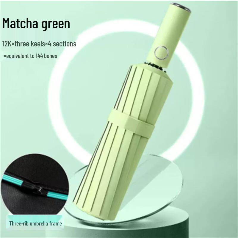 

Automatic 144-Rib Reinforced Sun & Rain Umbrella
