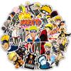 50 teile/paket Cartoon NARUTO Anime Aufkleber Laptop Skateboard Gepäck Gitarre Wasserdicht Lustige DIY Graffiti Aufkleber Kinder Spielzeug
