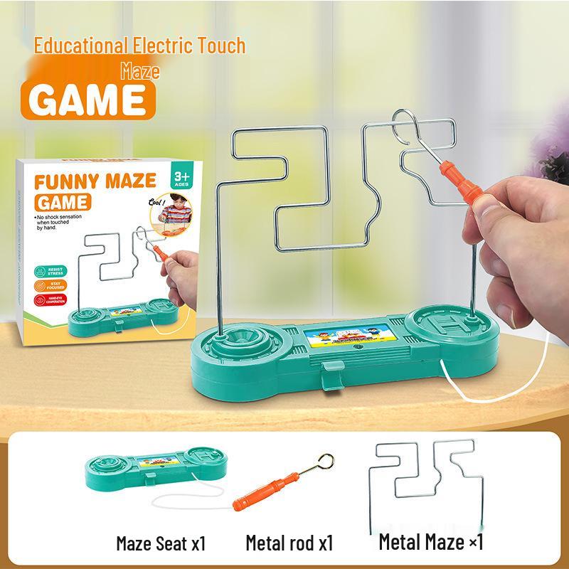 Electromagnetic Hot Wire Maze Educational Game for Hand-Eye Coordination and Concentration Training
