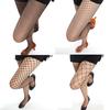 High Elastic Fishnet Socks Black Silk Hollowed Out Sexy Trendy Grid Black Stockings Pantyhose Lace Grid