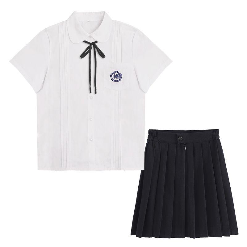 Japanese Academy Style High School JK Uniform Set for Graduation & Chorus Photos