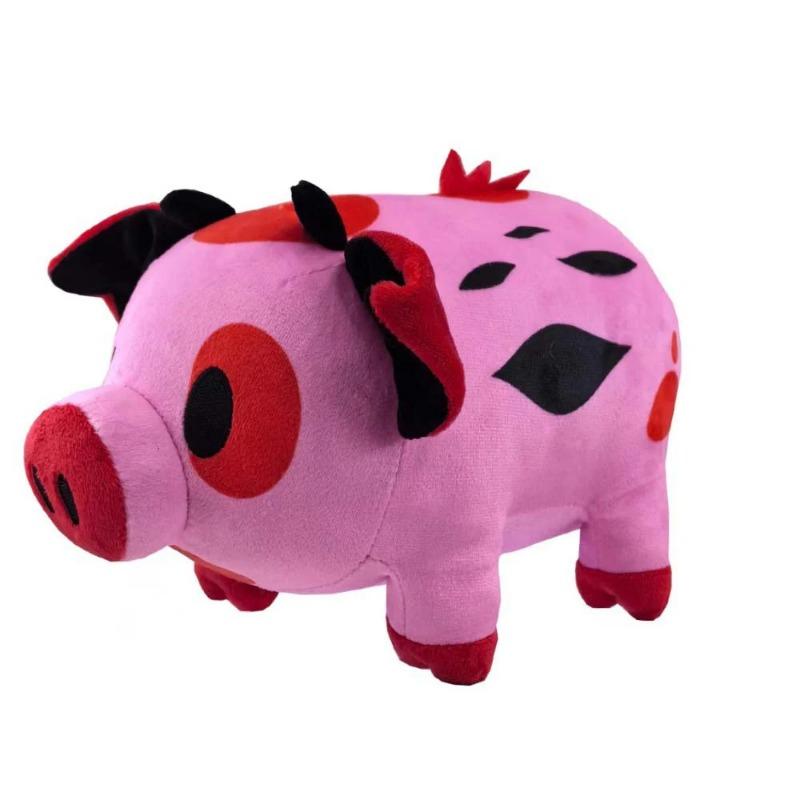 

Fat Nuggets Pink Fat Pig Hazbon Hotel Helluva Boss Season Плюшевая кукла 20 см, игрушка, декоративная подушка, детский автомобиль, украшение, игрушки, подарки 20cm