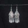 Vintage Bohemian Earrings Female Pop Versatile Fringed Earrings Minority Wind Leaf Ear Jewelry