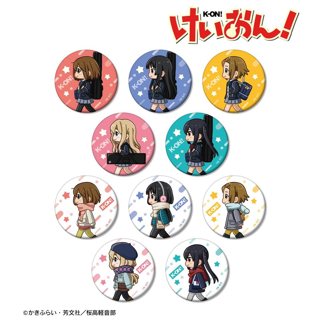 Trading Chibi Toko Matte Can Box of 10 K-ON! Badges,