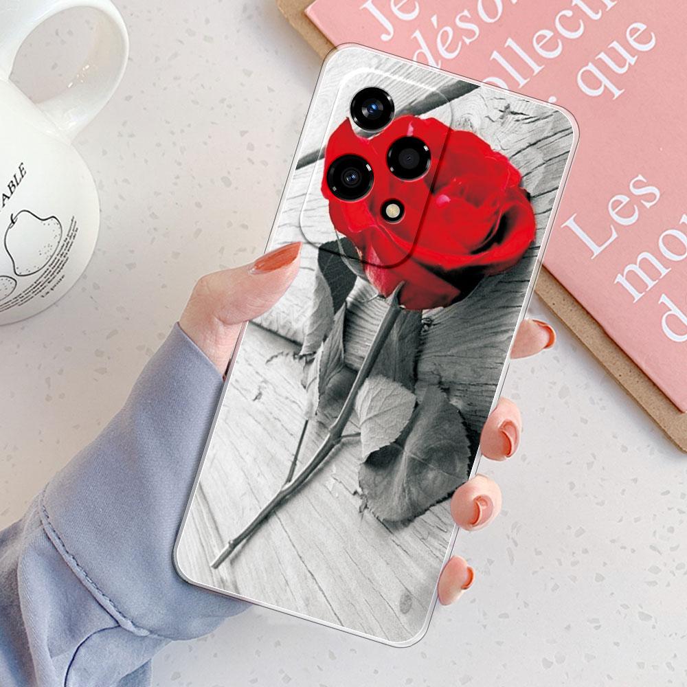 For Honor 200 Lite Case For Honor200Lite Cover Shockproof Clear Soft Silicone Phone Case on Huawei Honor 200 Lite Fashion Funda
