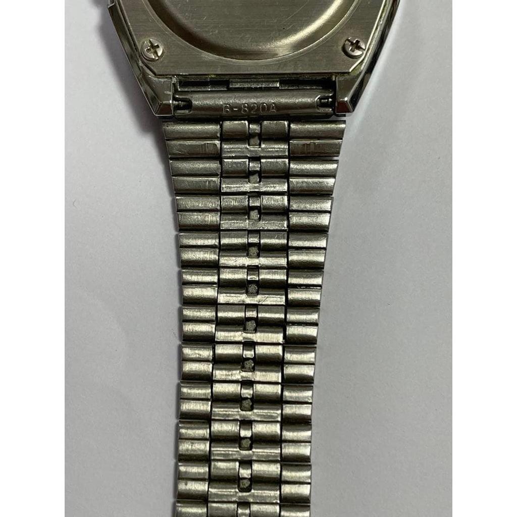 Used Rare 80s Casio B612W Vintage Digital Watch Made in Korea Junk