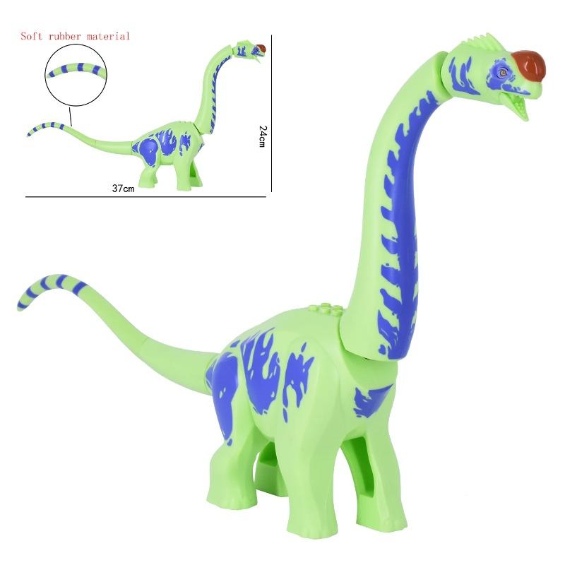 Jurassic Dinosaurier Bausteine Set mit beweglichen Gelenken Dino Figuren Kompatibel Titanosaurus Ziegelmarken