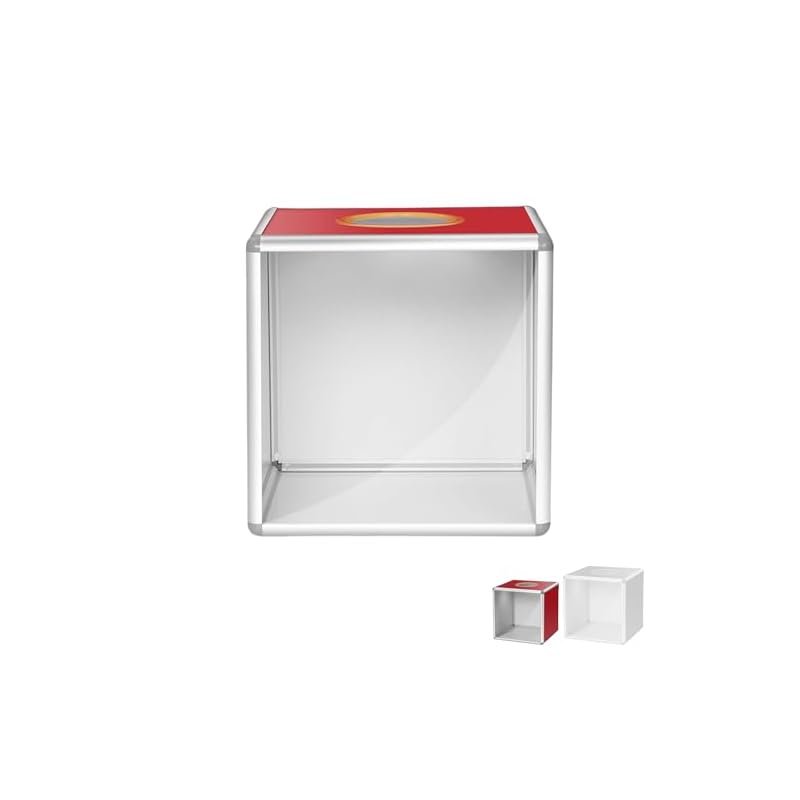 ozgram Raffle Box [25cm] Ballot Box, Acrylic, Assembled, Perfect for Parties, New Year's Parties, Bingo Events, Raffle Tickets, Prizes, Festivals